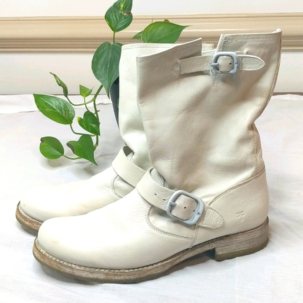 Frye biker boots
